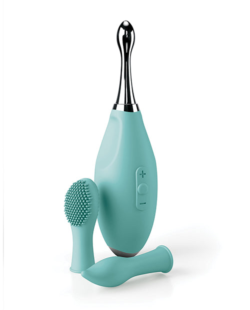 Estimulador sónico JimmyJane Focus Pro - Verde azulado: experiencia de placer definitiva - featured product image.
