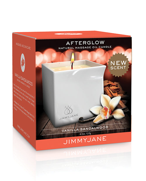 JimmyJane Afterglow Massage Candle in Vanilla Sandalwood - featured product image.