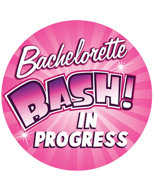 Bachelorette Bash in Progress 3" Button by Kalan - featured product image.