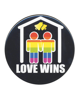 Kalan 3" Love Wins Button - Featured Product Image