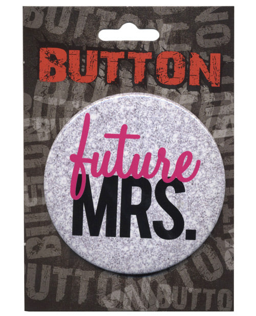 "Futura Sra." Botón de despedida de soltera Product Image.
