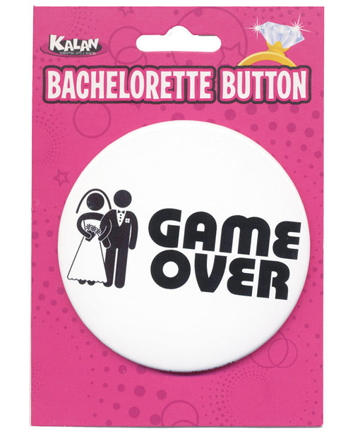 Botón de despedida de soltera: Se acabó el juego 🎉 Product Image.