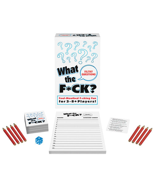 What The F*ck Filthy Questions Game - Dark Humour Party Fun! - featured product image.