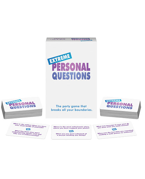 Extreme Personal Questions Party Game Product Image.