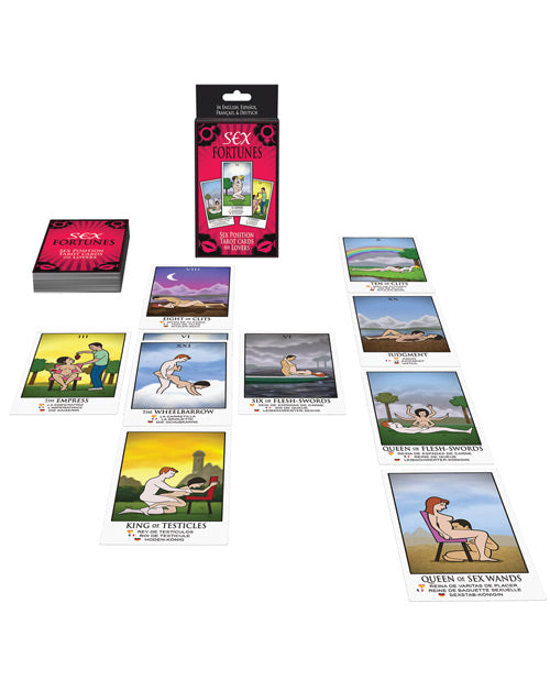 Cartas del Tarot de Sex Fortunes para amantes Product Image.