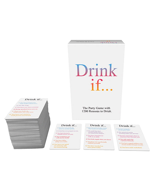 "Drink If Card Game: 1200 Reasons to Celebrate!" - featured product image.