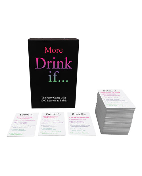 "More Drink If Card Game: Endless Laughter Guaranteed!" - featured product image.