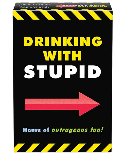 "Stupid Drinking Game: 550+ Hilarious Questions!" - featured product image.