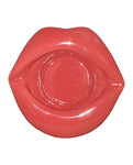 Cenicero de porcelana de labios rojos