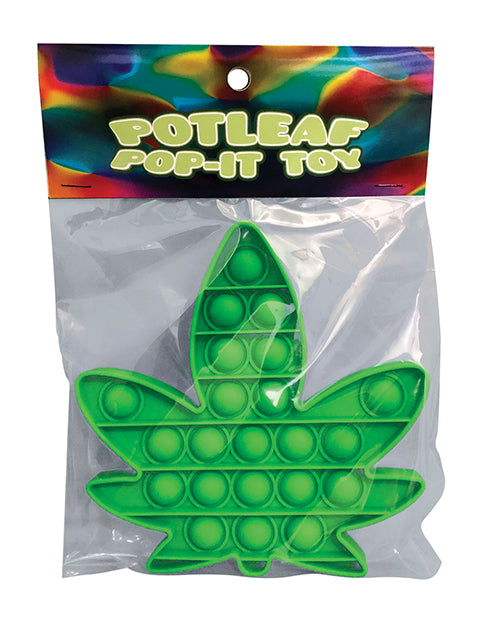 Green Pot Leaf Pop It Fidget Toy 🌿 - featured product image.