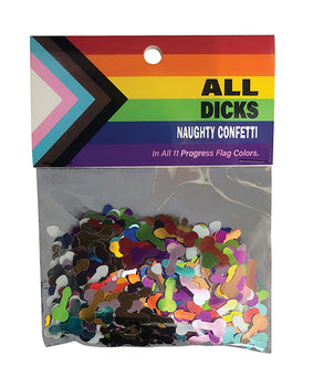 "Dicks Naughty Confetti - Pride-inspired Penis-Shaped Party Fun!" - Featured Product Image