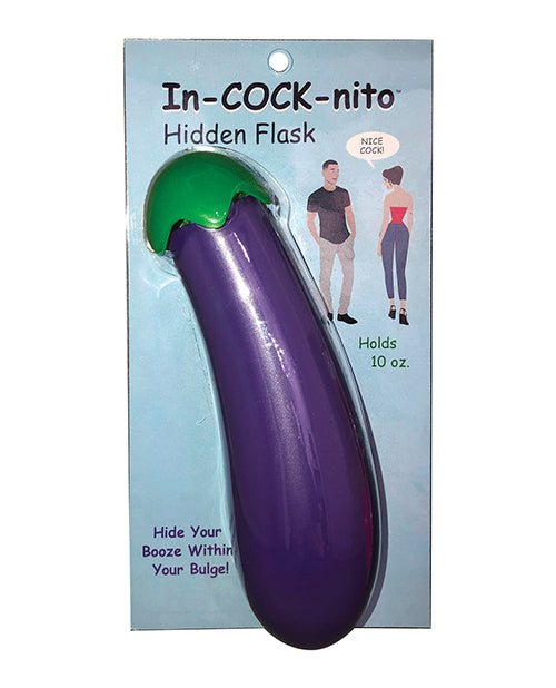 In-Cock-Nito Hidden Flask - 10 oz: Fun & Discreet Bulge Design - featured product image.