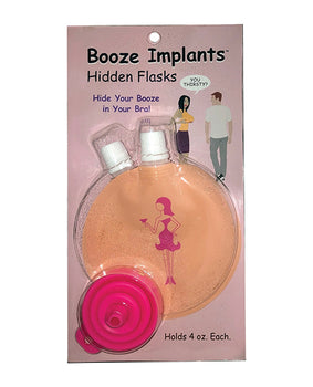 Booze Implants Hidden Flask - 4 oz Each - Featured Product Image