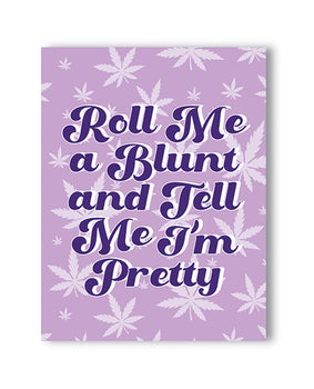 KushKards: Roll Me a Blunt 420 Greeting Card 🌿 - Featured Product Image