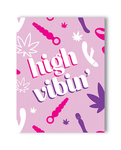 High Vibin' 420 Greeting Card - featured product image.