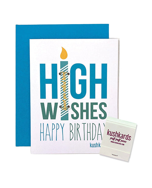 High Wishes Matchbook Greeting Card: Interactive Birthday Surprise - featured product image.