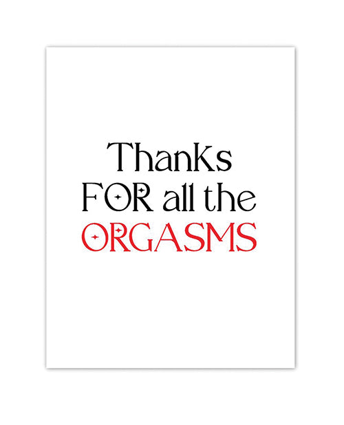 'Orgasmic Appreciation' Greeting Card - featured product image.