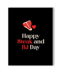 Cheeky Steak & BJ Day Card by Naughty Kards