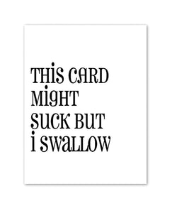 Cheeky Humour Greeting Card