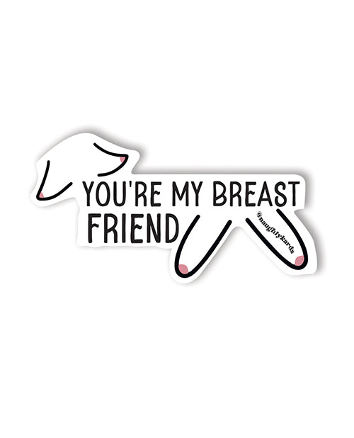 Pegatinas de amistad traviesas de Breast Friend (paquete de 3) Product Image.