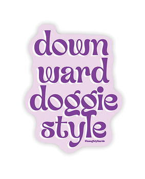 Downward Doggie Naughty Sticker Trio - Featured Product Image