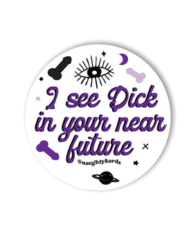 "Paquete de pegatinas Quirky Dick In Your Future": paquete divertido y duradero de 3 pegatinas - Featured Product Image
