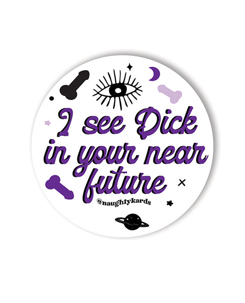 "Paquete de pegatinas Quirky Dick In Your Future": paquete divertido y duradero de 3 pegatinas - featured product image.