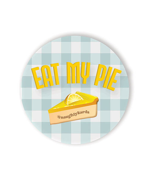 Eat My Pie Fun Sticker Trio 🥧 Product Image.