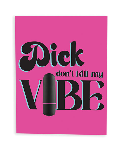Paquete de tarjetas de felicitación NaughtyVibes - Vibrador Rock Candy y toallitas Product Image.