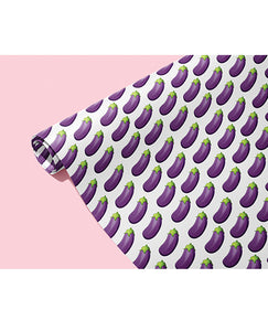 NaughtyWrap Eggplant Cheeky Gift Wrap