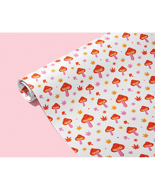 Naughty Mushroom Health-Themed Wrapping Paper - featured product image.