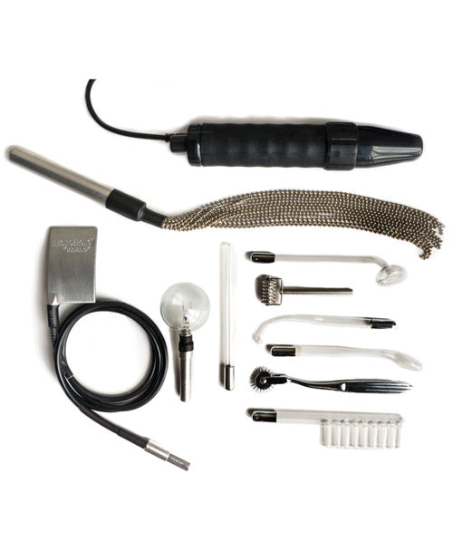 Kit de varita de neón electroerótica KinkLab Agent Noir - featured product image.