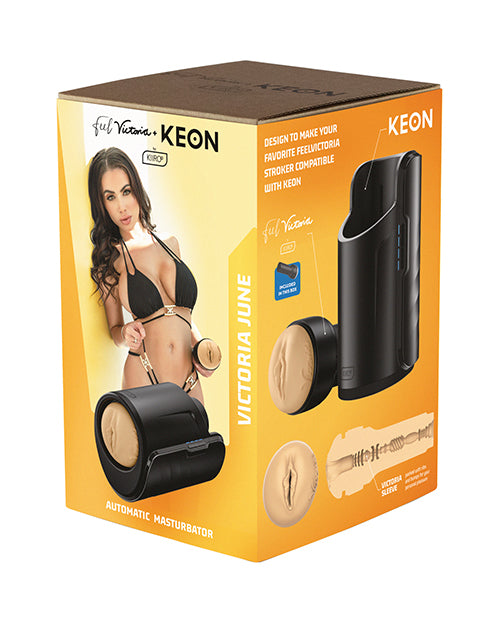 Shop for the Kiiroo Keon Feel Stars Victoria June Stroker - Realistic Pleasure Experience at My Ruby Lips