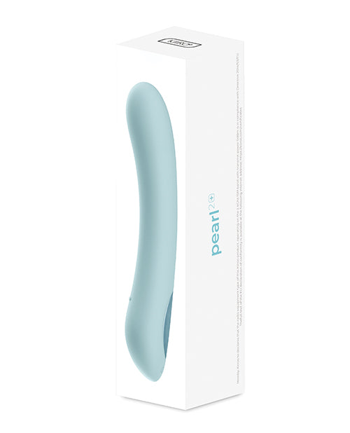 Kiiroo Pearl2+ Turquoise G-Spot Vibrator with AI Chip & App Connectivity Product Image.