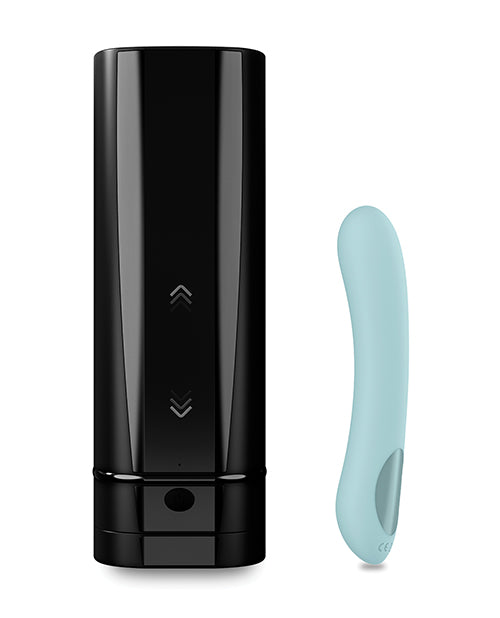 KIIROOÂ® Onyx+ & Pearl2+ Couple Set - Turquoise: Ultimate Long-Distance Intimacy Product Image.