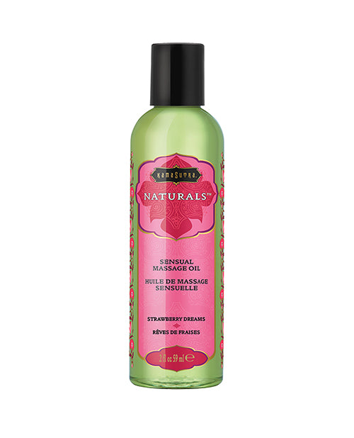 Shop for the Kama Sutra Naturals Massage Oil: Strawberry Dreams - Luxurious, Versatile, Captivating at My Ruby Lips
