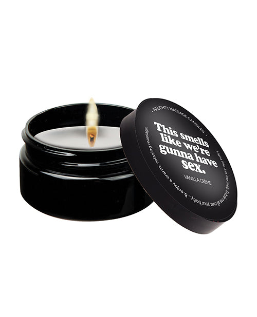 Kama Sutra Mini Massage Candle - Vanilla Creme - 2 oz Product Image.