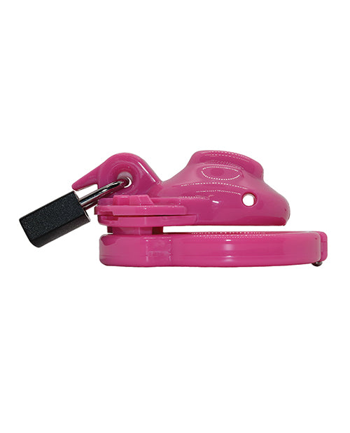 The Vice Clitty: Jaula de castidad rosa ultrapequeña 🗝️ Product Image.