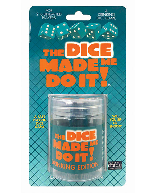 "The Dice Made Me Do It - Drinking Edition" - featured product image.