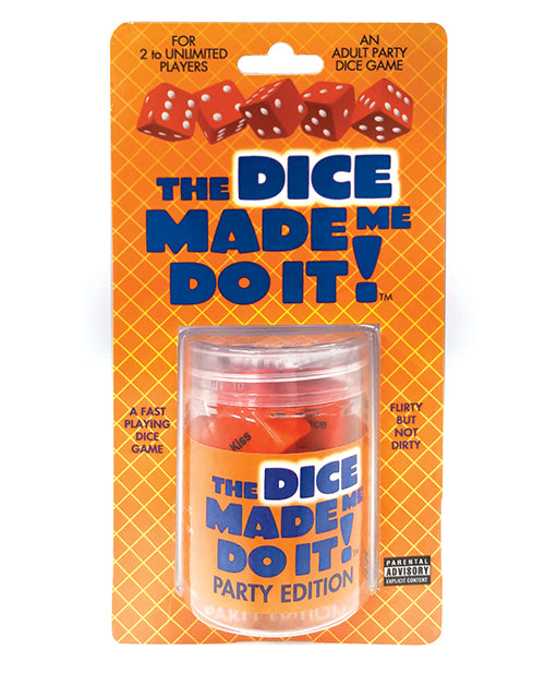 "The Dice Made Me Do It - Party Edition" - featured product image.
