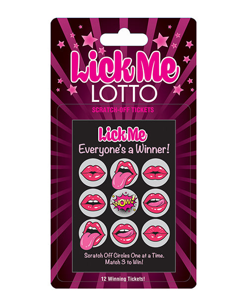 "Oral Game Lotto Set: 12 Interactive Tickets" - featured product image.