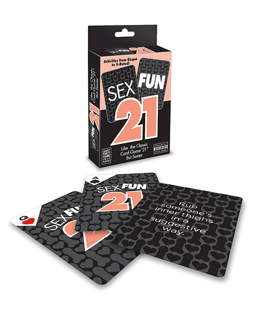 Sex Fun 21: The Ultimate Adult Card Game Product Image.