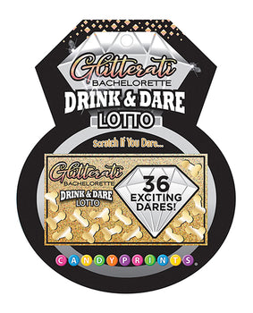 Glitterati Bachelorette Drink & Dare Lotto - Party Game Fun! - Featured Product Image