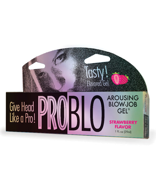 Pro Blo Blue Raspberry Oral Pleasure Gel - 1.5 Oz - featured product image.