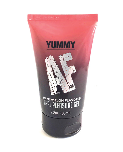 Gel de placer oral Yummy AF - 2.2 oz: sabores deliciosos, fabricado en los EE. UU. Product Image.