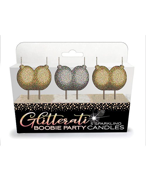 Glitterati Boobie Candle Set - featured product image.