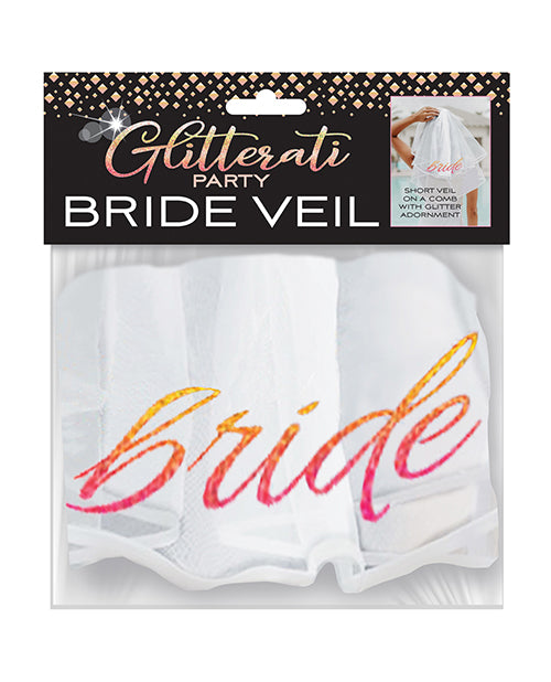 Glitterati Bride Veil - Rose Gold/White - featured product image.