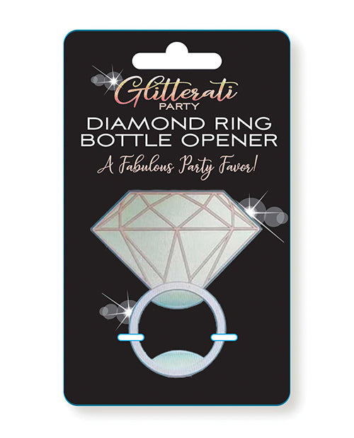 Glitterati Diamond Ring Bottle Opener Product Image.