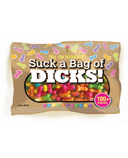 Bolsa de 100 piezas de caramelos Dick con sabor a frutas descarados Product Image.
