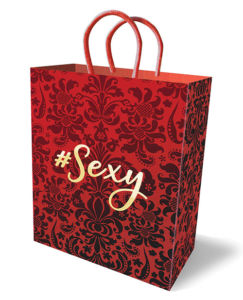 Luxury Red Gift Bag with #Sexy Gold Foil Stamp - featured product image.
